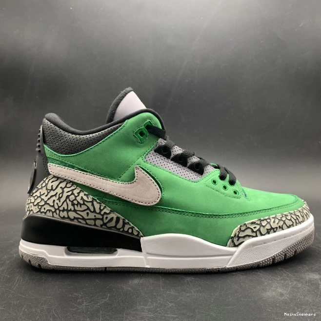 MaikeSneakers Jordan 3 PE Retro shoes Air 867493 AJ3 Ducks Tinker Oregon 0814